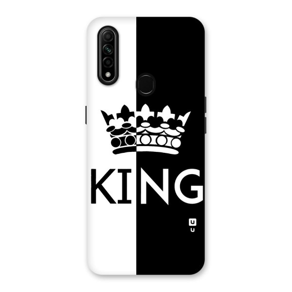 Aesthetic Crown King Back Case for Oppo A31