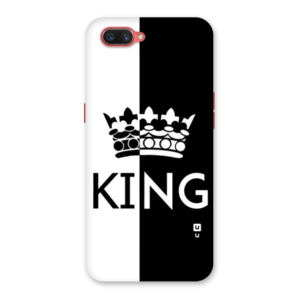 Aesthetic Crown King Back Case for Oppo A3s