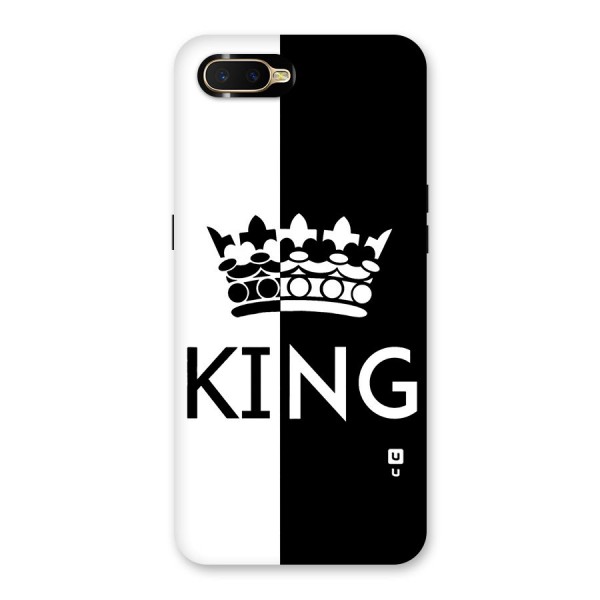 Aesthetic Crown King Back Case for Oppo K1