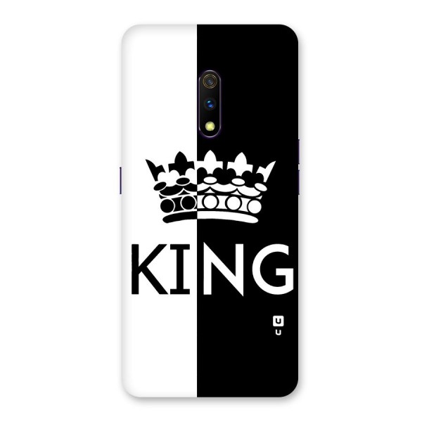 Aesthetic Crown King Back Case for Realme X