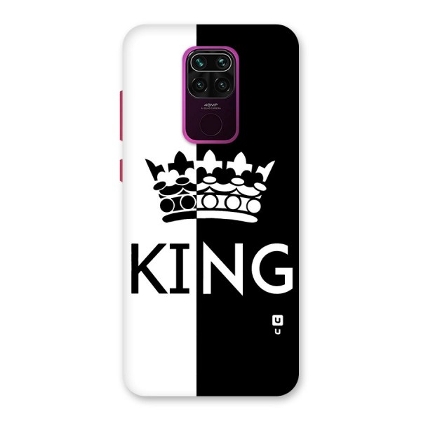 Aesthetic Crown King Back Case for Redmi Note 9