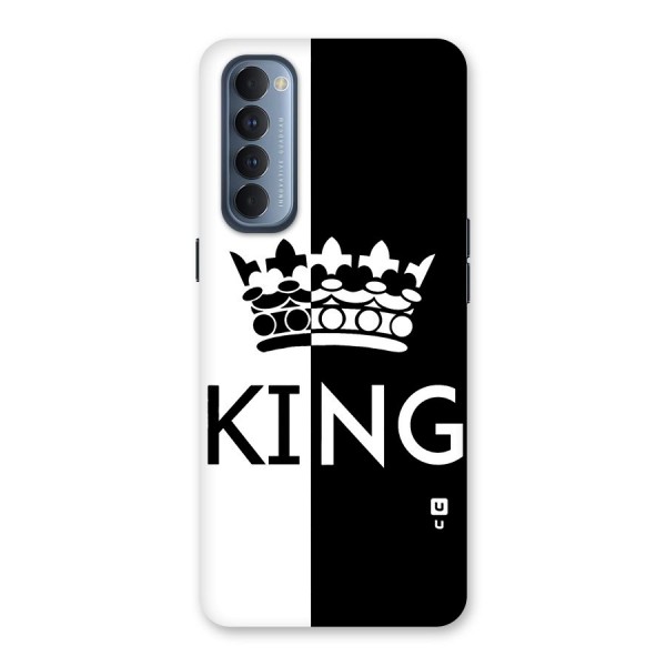 Aesthetic Crown King Back Case for Reno4 Pro