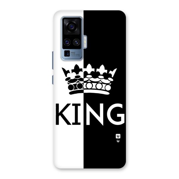 Aesthetic Crown King Back Case for Vivo X50 Pro