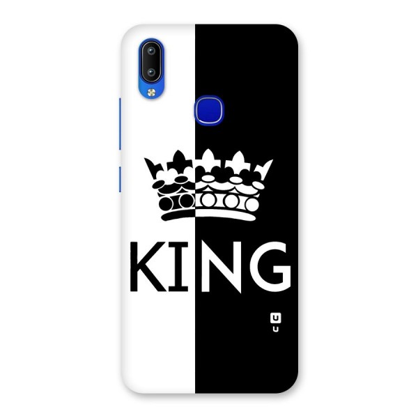 Aesthetic Crown King Back Case for Vivo Y91