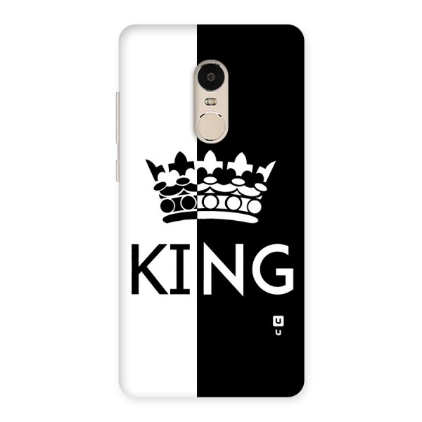 Aesthetic Crown King Back Case for Xiaomi Redmi Note 4