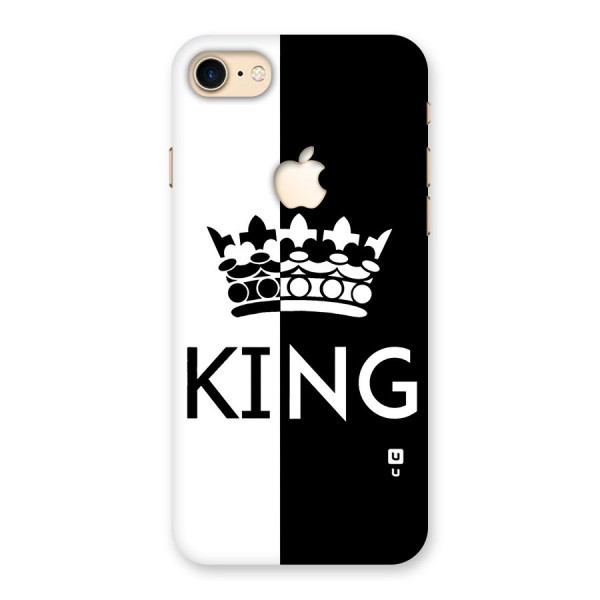 Aesthetic Crown King Back Case for iPhone 7 Apple Cut