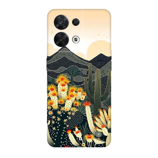 Aesthetic Desert Back Case for Oppo Reno8 5G