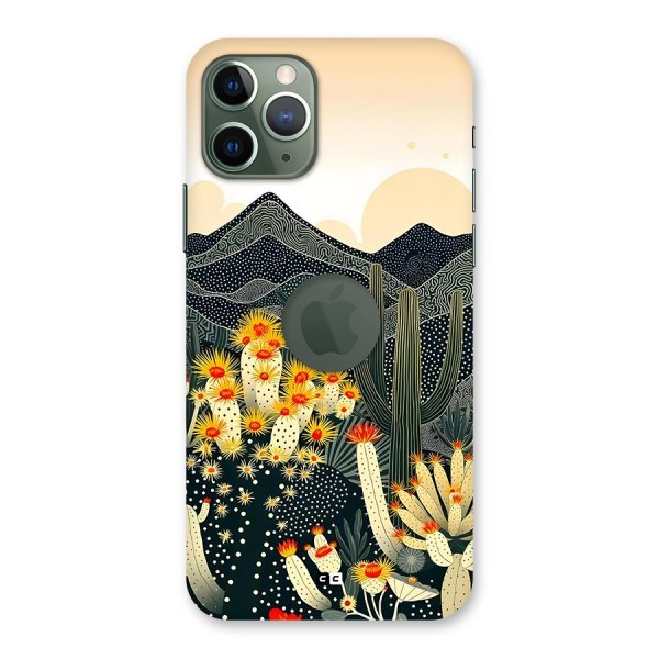 Aesthetic Desert Back Case for iPhone 11 Pro Logo Cut