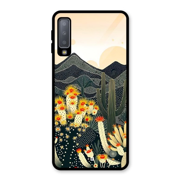 Aesthetic Desert Glass Back Case for Galaxy A7 (2018)