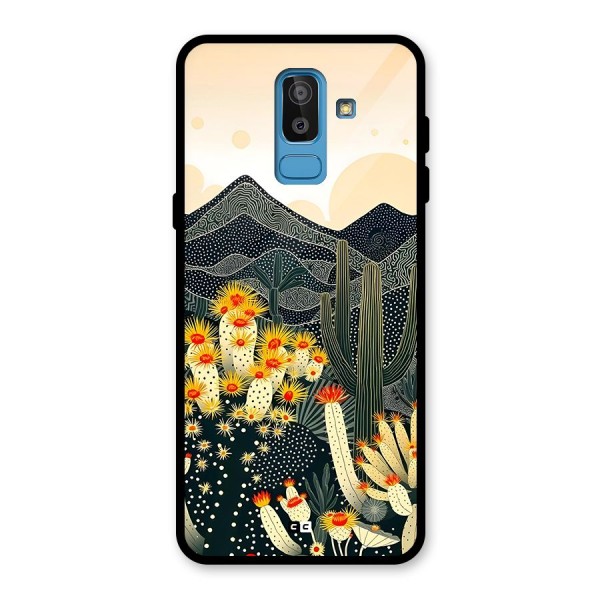 Aesthetic Desert Glass Back Case for Galaxy J8