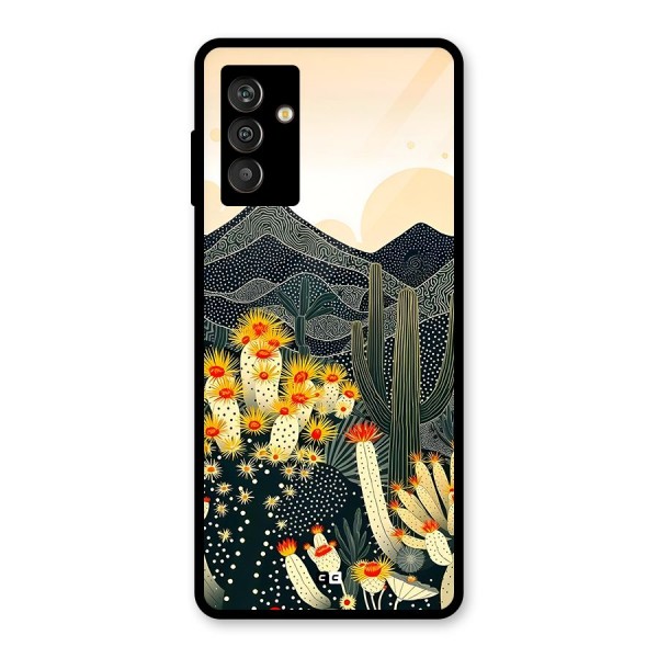 Aesthetic Desert Glass Back Case for Galaxy M13