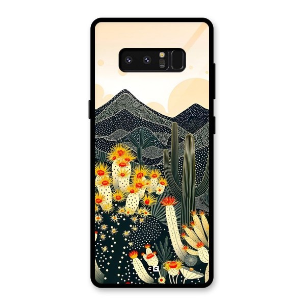 Aesthetic Desert Glass Back Case for Galaxy Note 8