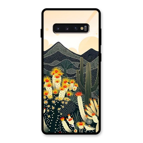 Aesthetic Desert Glass Back Case for Galaxy S10 Plus