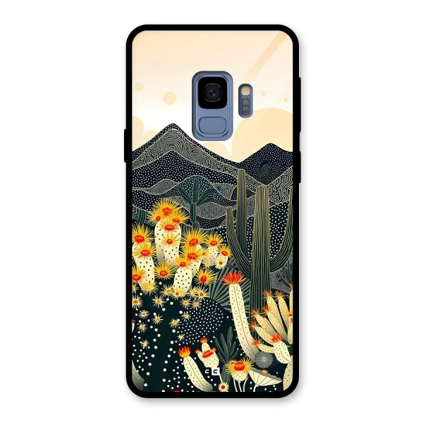 Aesthetic Desert Glass Back Case for Galaxy S9