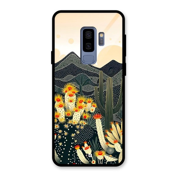 Aesthetic Desert Glass Back Case for Galaxy S9 Plus