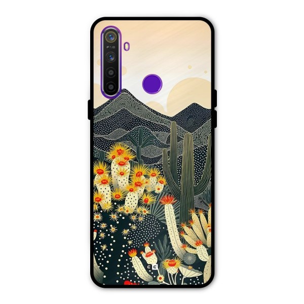 Aesthetic Desert Glass Back Case for Realme 5s