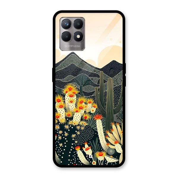 Aesthetic Desert Glass Back Case for Realme 8i