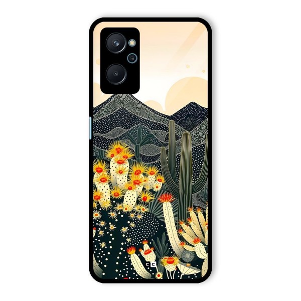 Aesthetic Desert Glass Back Case for Realme 9i