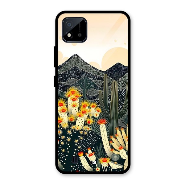 Aesthetic Desert Glass Back Case for Realme C11 2021