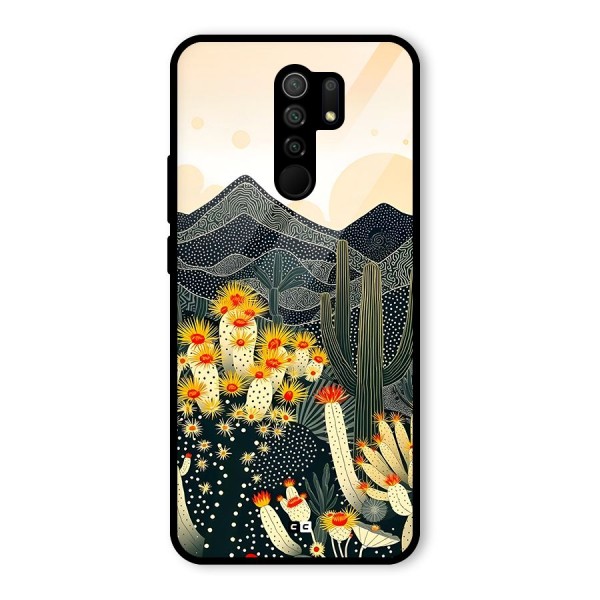 Aesthetic Desert Glass Back Case for Redmi 9 Prime