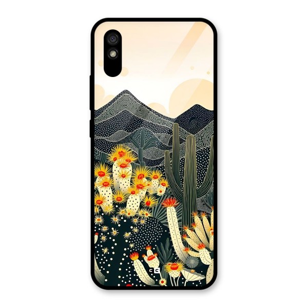 Aesthetic Desert Glass Back Case for Redmi 9i