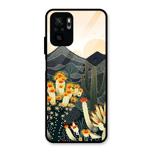 Aesthetic Desert Glass Back Case for Redmi Note 10