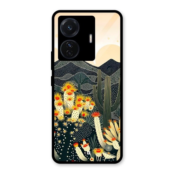 Aesthetic Desert Glass Back Case for Vivo T1 Pro