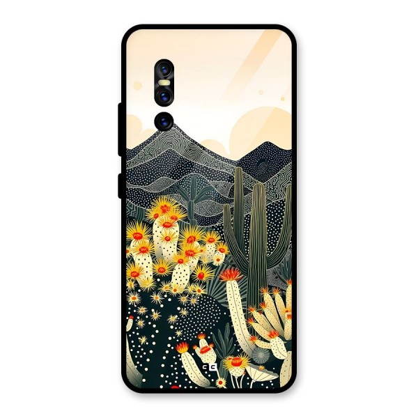 Aesthetic Desert Glass Back Case for Vivo V15 Pro