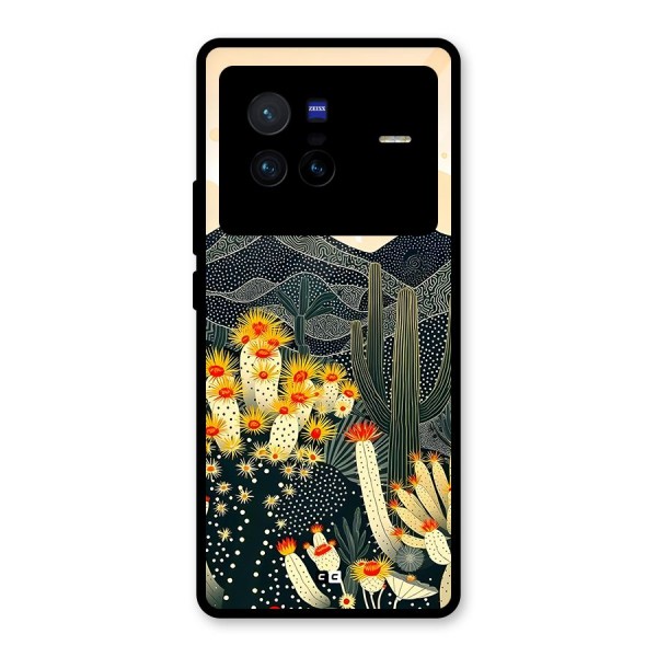 Aesthetic Desert Glass Back Case for Vivo X80