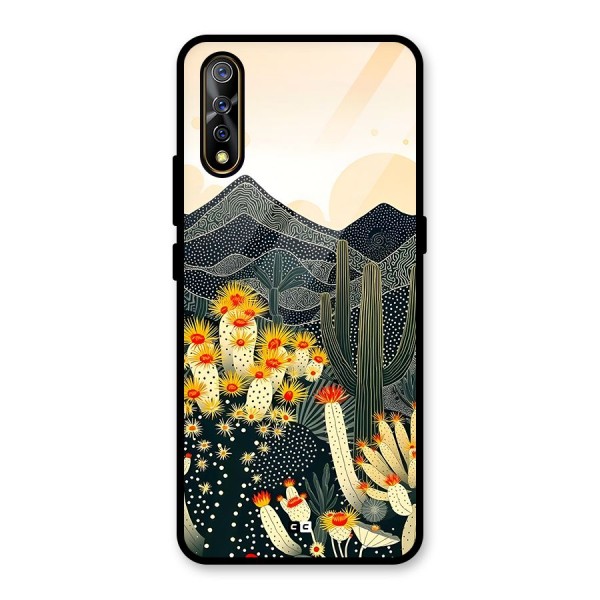 Aesthetic Desert Glass Back Case for Vivo Z1x