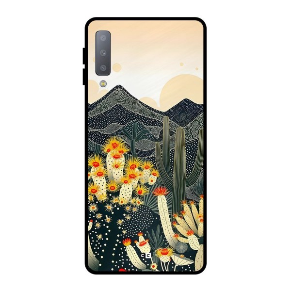 Aesthetic Desert Metal Back Case for Galaxy A7 (2018)