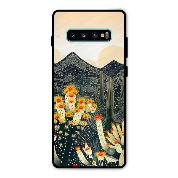 Aesthetic Desert Metal Back Case for Galaxy S10 Plus