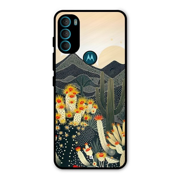 Aesthetic Desert Metal Back Case for Moto G71 5G