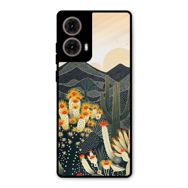 Aesthetic Desert Metal Back Case for Moto G85