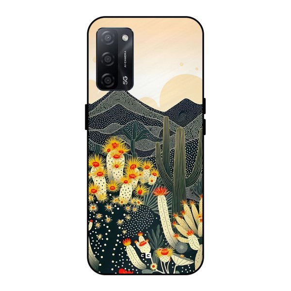 Aesthetic Desert Metal Back Case for Oppo A53s 5G