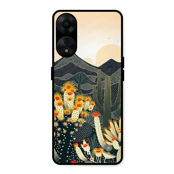 Aesthetic Desert Metal Back Case for Oppo A78 5G