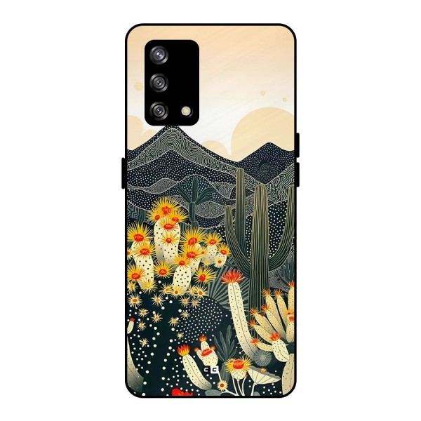 Aesthetic Desert Metal Back Case for Oppo F19