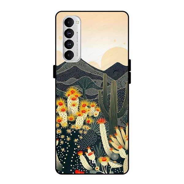 Aesthetic Desert Metal Back Case for Oppo Reno4 Pro