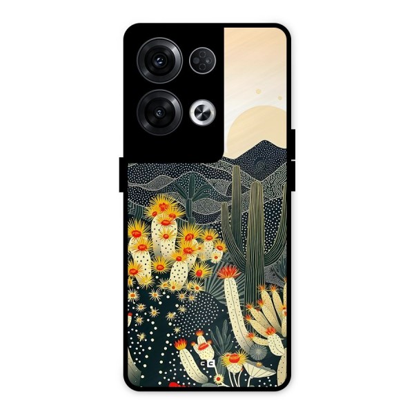 Aesthetic Desert Metal Back Case for Oppo Reno8 Pro 5G