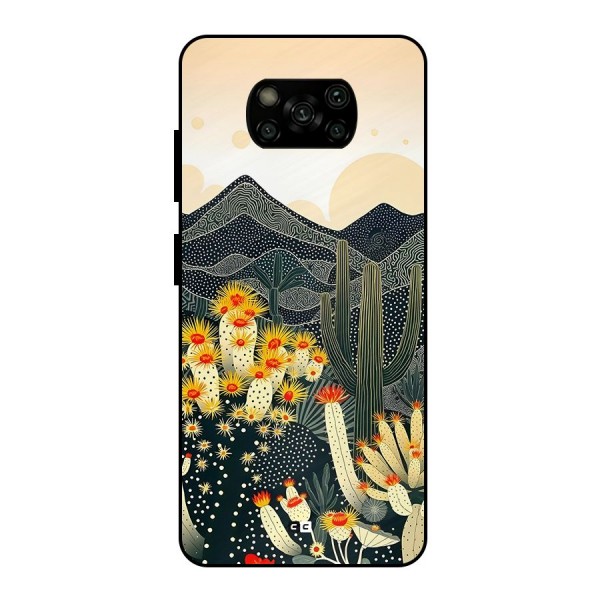 Aesthetic Desert Metal Back Case for Poco X3