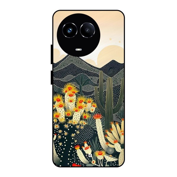 Aesthetic Desert Metal Back Case for Realme 11X