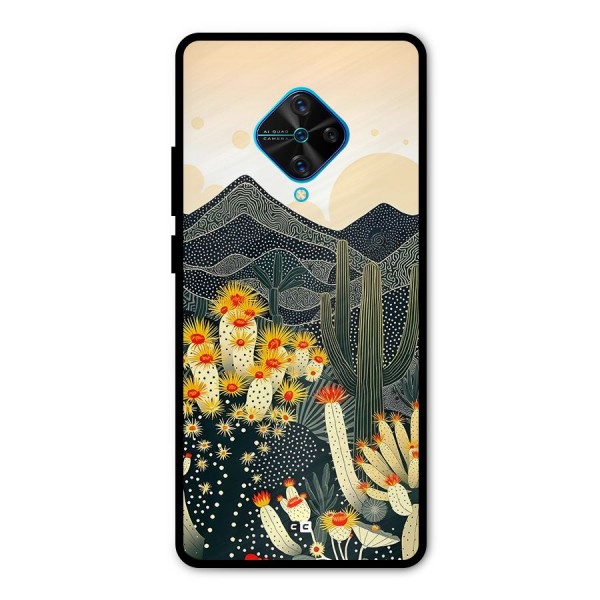 Aesthetic Desert Metal Back Case for Vivo S1 Pro