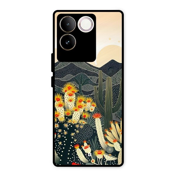 Aesthetic Desert Metal Back Case for Vivo T2 Pro