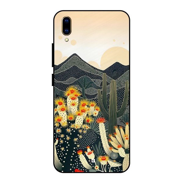 Aesthetic Desert Metal Back Case for Vivo V11 Pro