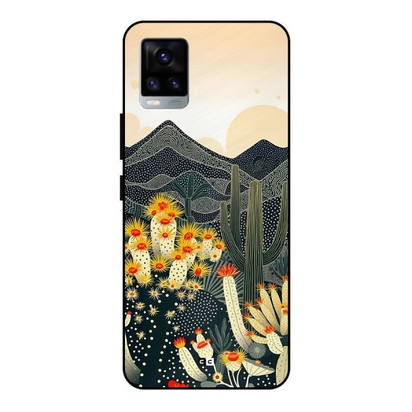 Aesthetic Desert Metal Back Case for Vivo V20 2021