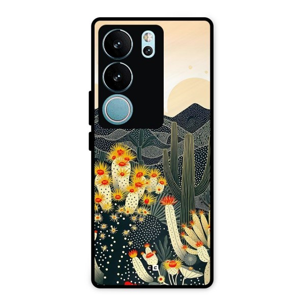 Aesthetic Desert Metal Back Case for Vivo V29 Pro