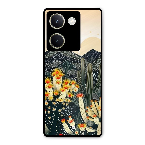 Aesthetic Desert Metal Back Case for Vivo Y200 Pro