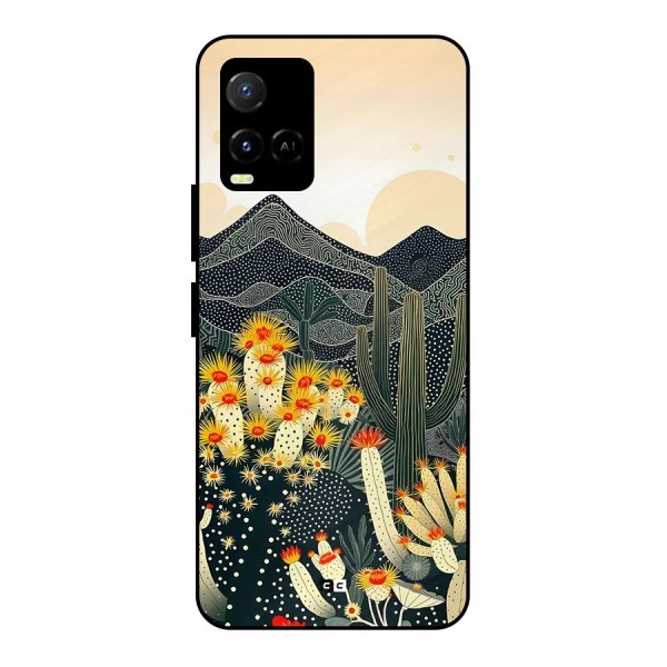 Aesthetic Desert Metal Back Case for Vivo Y21 2021