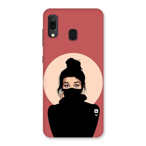 Aesthetic Digital Art Girl Back Case for Galaxy A20