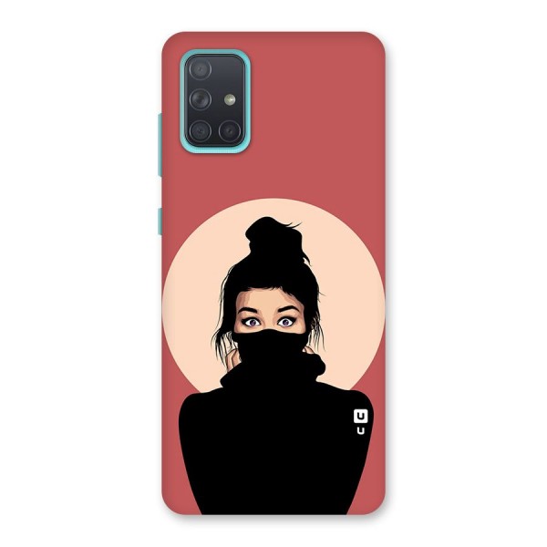 Aesthetic Digital Art Girl Back Case for Galaxy A71